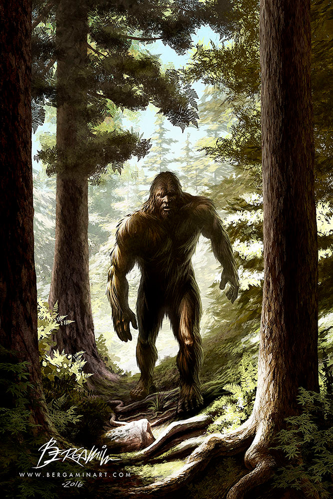 Bigfoot Signed Art Prints – Bergamin Art