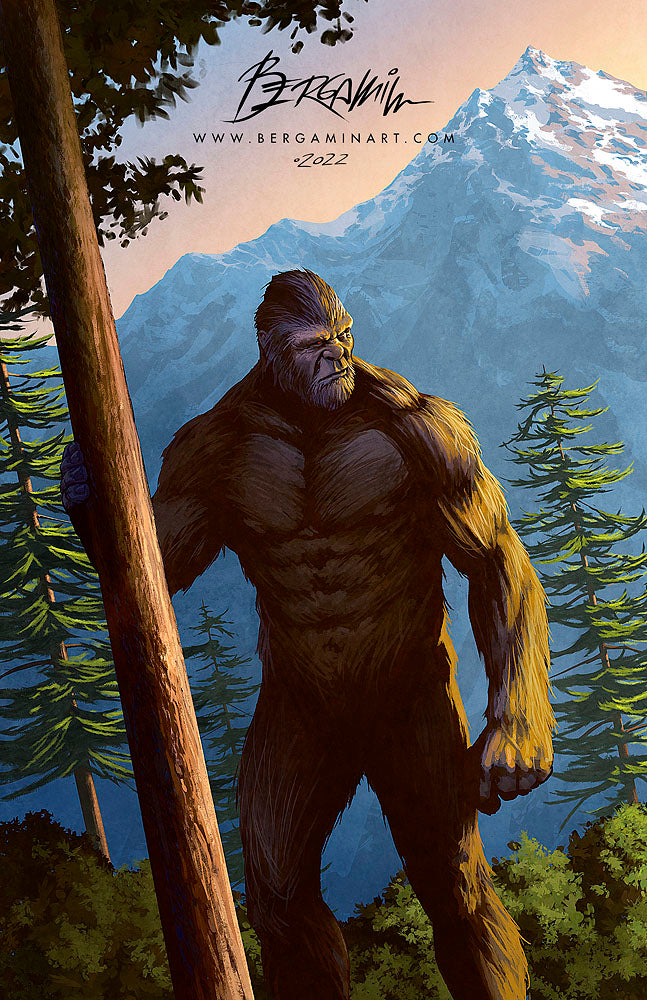 Bigfoot at Sunset – Bergamin Art