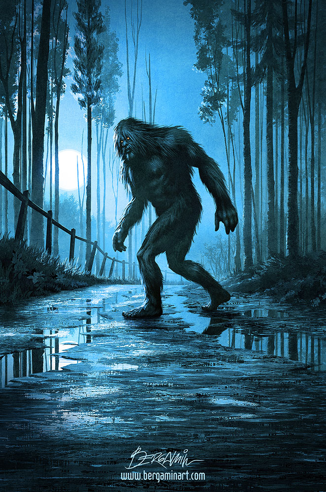 The Creature of Boggy Creek – Bergamin Art