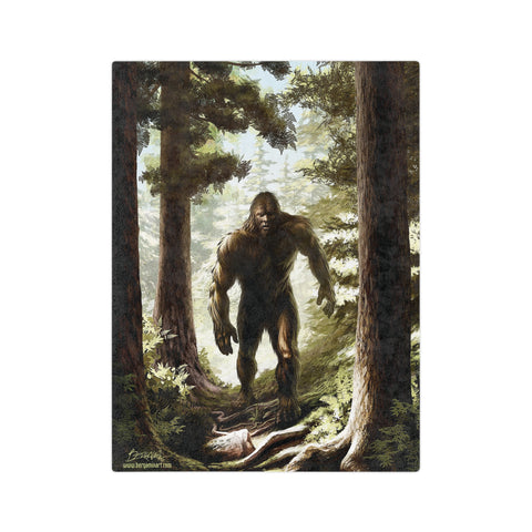 Bigfoot Velveteen Blanket