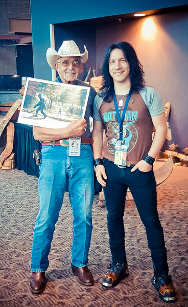 The Patterson-Gimlin Film 50th Anniversary Art (signed by Gimlin and Bergamin)