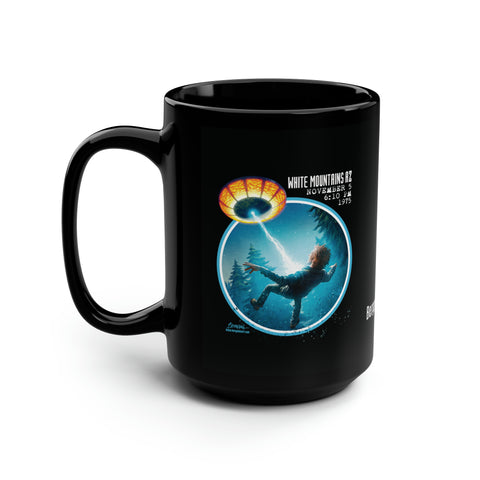 Fire in The Sky, "Zapped" Black Mug, 15oz