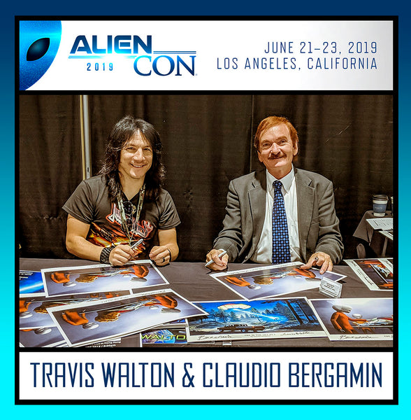 Fire in the Sky, pt.2. Art Prints (Signed by Travis Walton and Claudio Bergamin)