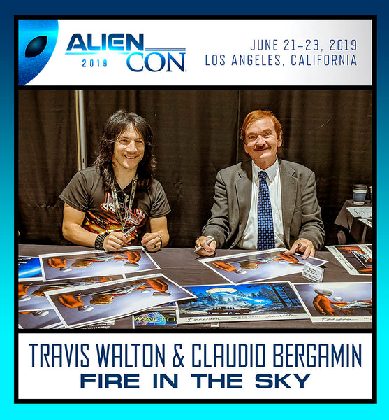 Fire in the Sky Pt.1. Art Prints (Signed by Travis Walton and Claudio Bergamin)