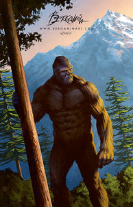 Bigfoot at Sunset – Bergamin Art