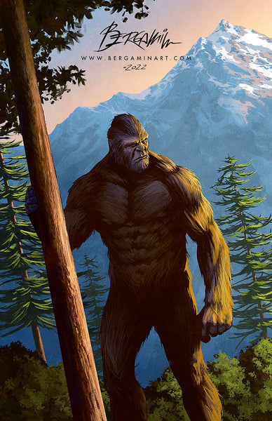 Bigfoot at Sunset