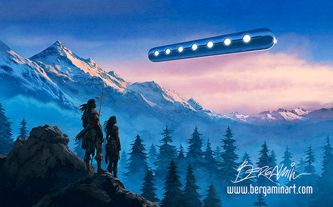 Paleo Contact I, Signed Art Prints