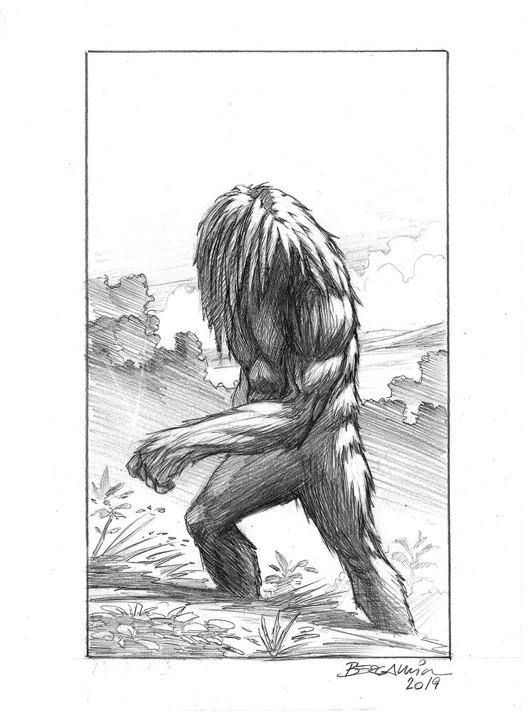 Momo - The Missouri Monster Sketch #1