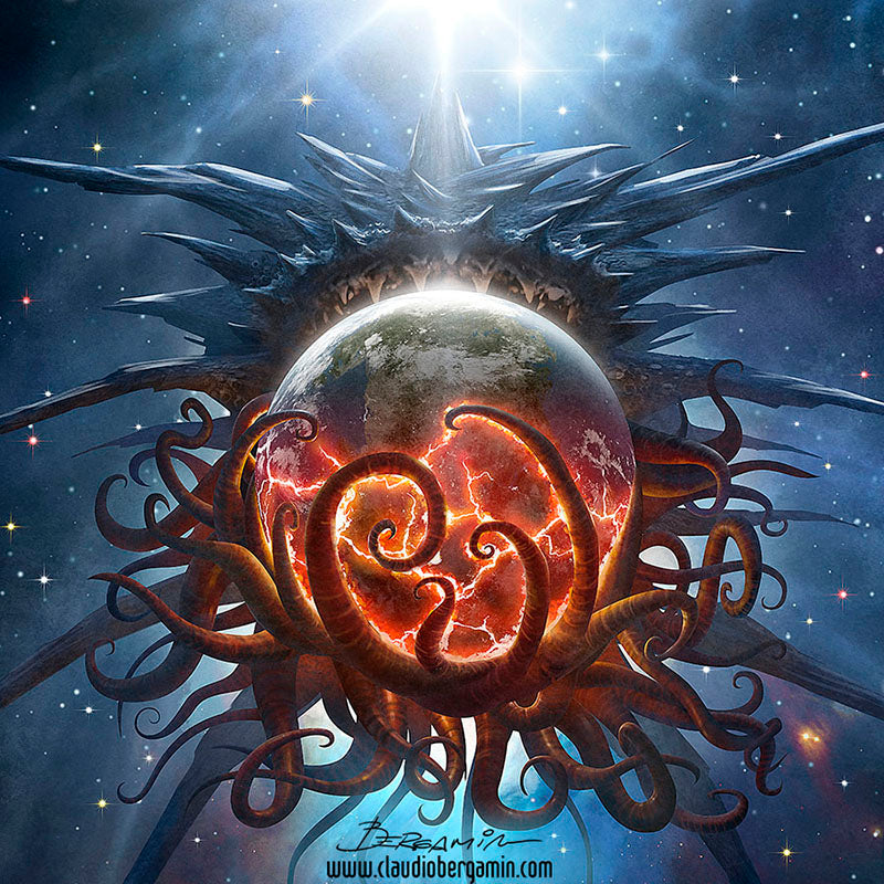 Azathoth Devouring a Planet (HP Lovecraft)